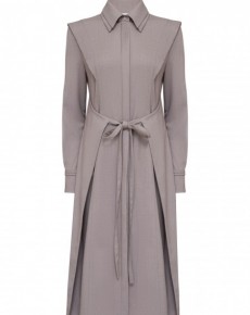 Платье рубашка с акцентными плечами