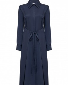 Платье рубашка с акцентными плечами